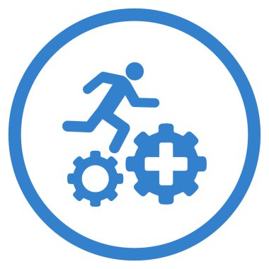 Tedavi süreci çember simge