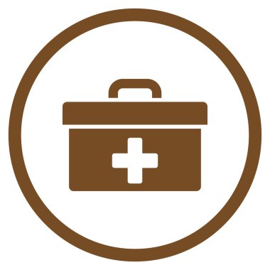 İlkyardım araç çember simge