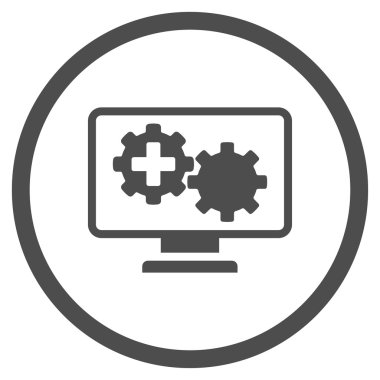 Tıbbi süreci çember simge izleme