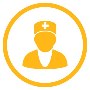 Doktor yuvarlak simge