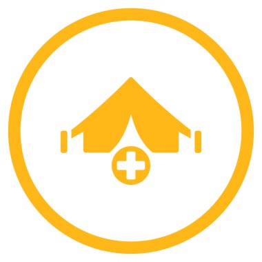 Sahra Hastanesi yuvarlak simge