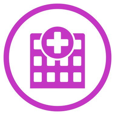 Hastane yuvarlak simge