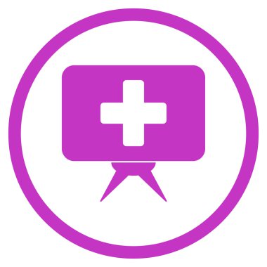 İlaç tanıtım çember simge