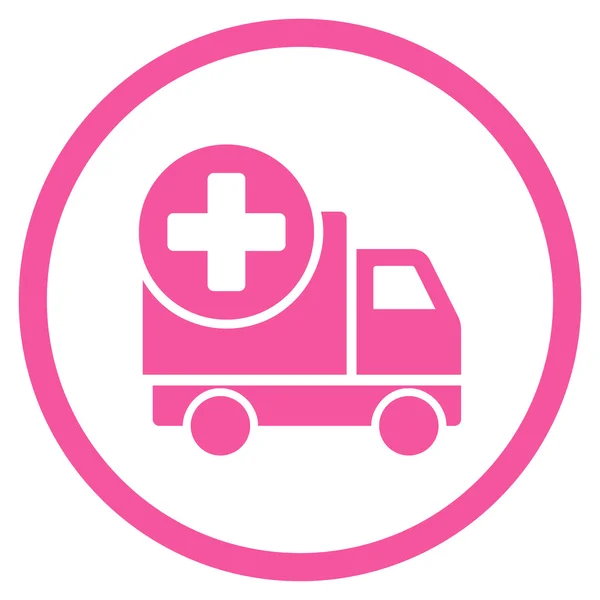 Medical Delivery Rounded Icon — Stock Vector