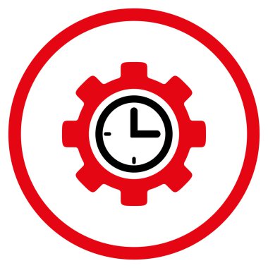 Zaman kurulum yuvarlak simge