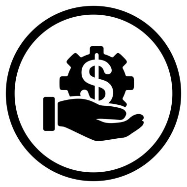 Geliştirme hizmeti simge yuvarlak