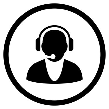 Operatör yuvarlak simge