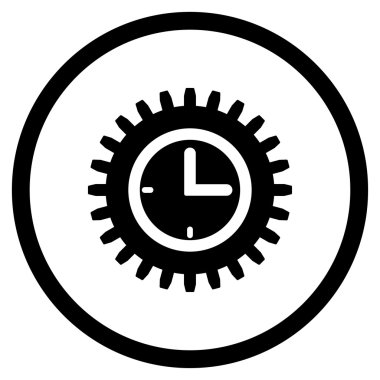 Yuvarlak Saat Seçenekleri simgesi