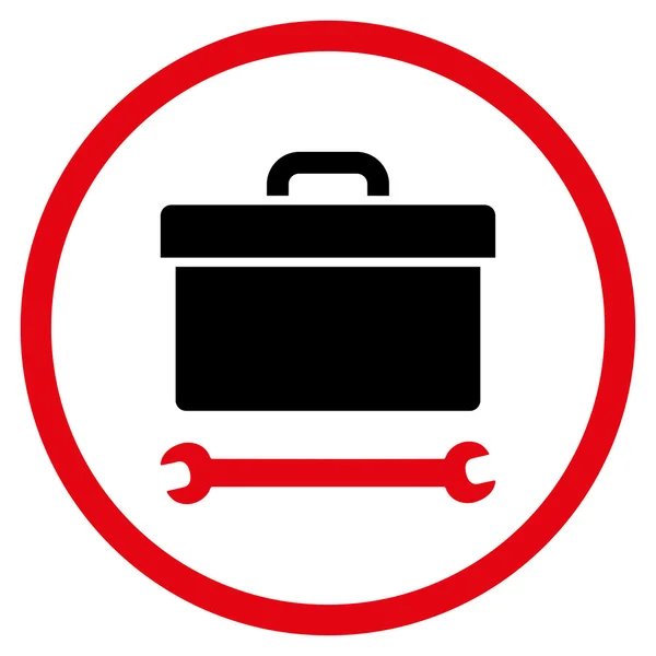 Toolbox Rounded Icon — Stock Photo, Image