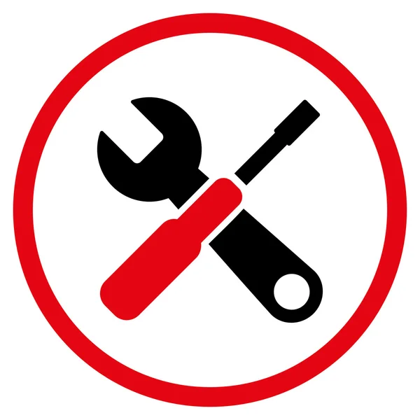 Tools Rounded Icon — Stock Photo, Image