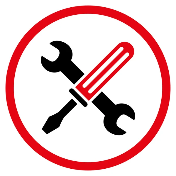 Tools Rounded Icon — Stock Photo, Image