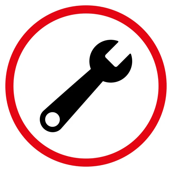 Zaokrąglone ikonę klucza — Zdjęcie stockowe