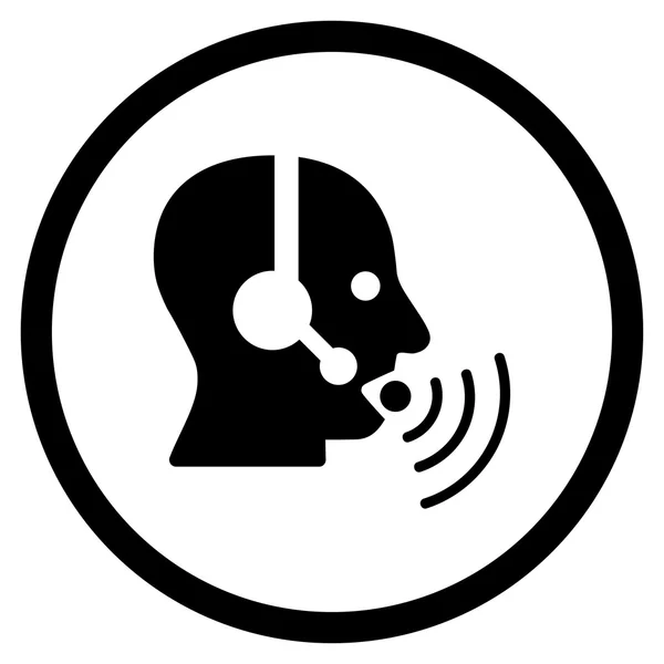 Ikona operatora sygnał zaokrąglone — Zdjęcie stockowe