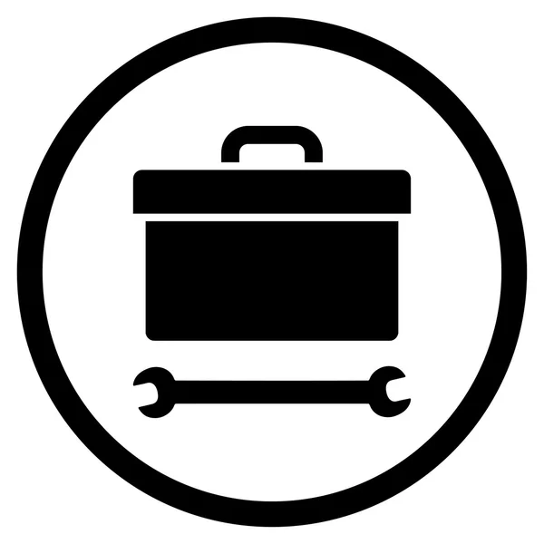 Yuvarlak araç kutusu simgesi — Stok fotoğraf