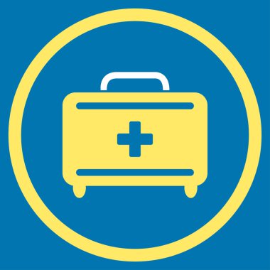İlkyardım araç çember simge