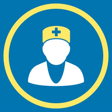 Doktor yuvarlak simge