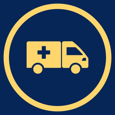 Uyuşturucu nakliye yuvarlak simge