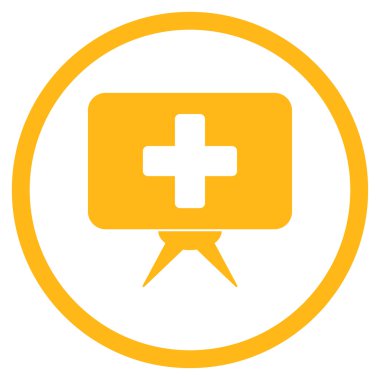 İlaç tanıtım çember simge