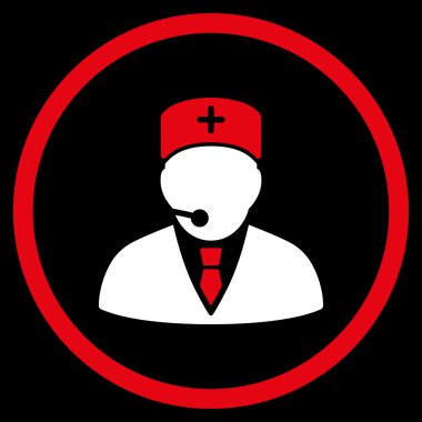 Tıbbi Yöneticisi çember simge