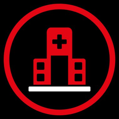 Hastane Binası çember simge