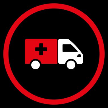 Eczane teslim yuvarlak simge