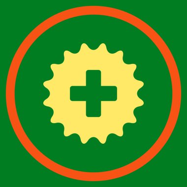 Ayrıca damga çember simge