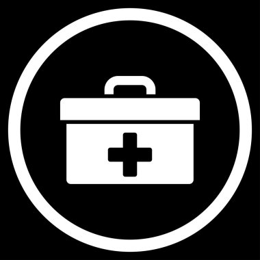 İlkyardım araç çember simge