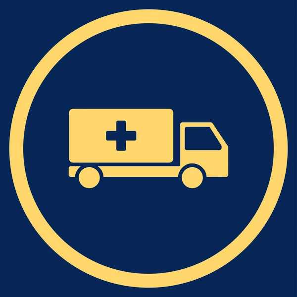 Medical Shipment Circled Icon — Stock Photo, Image