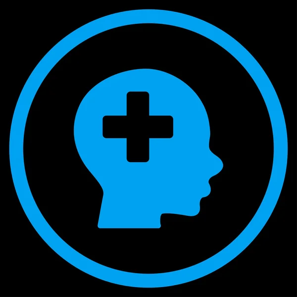 Head Medicine Rounded Icon — Stock Photo, Image