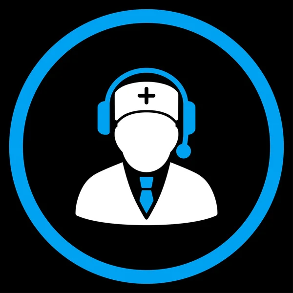 Medical Ambulance Manager Circled Icon