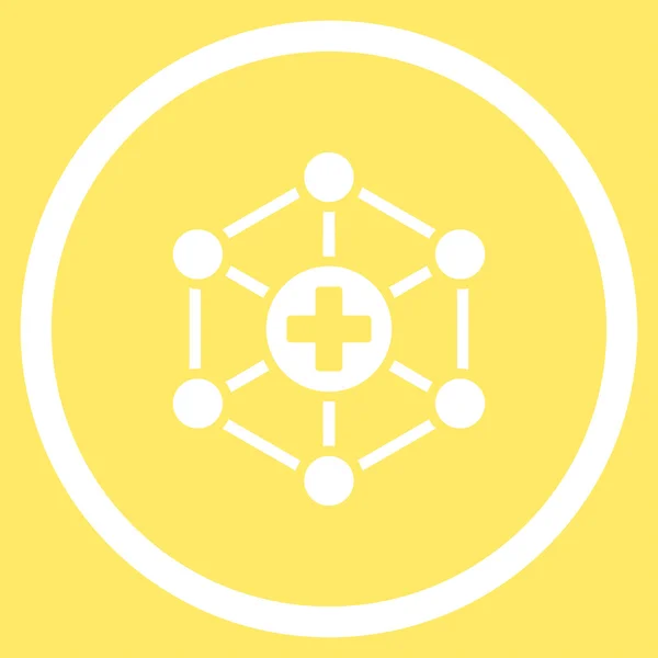 Medical Network Circled Icon