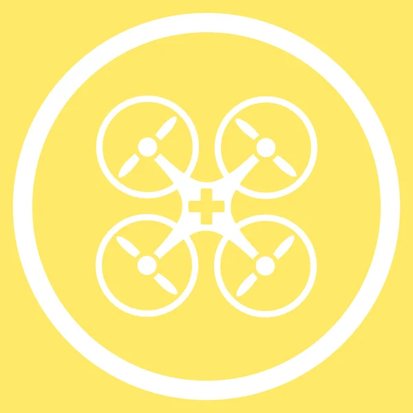 Medical Copter Circled Icon