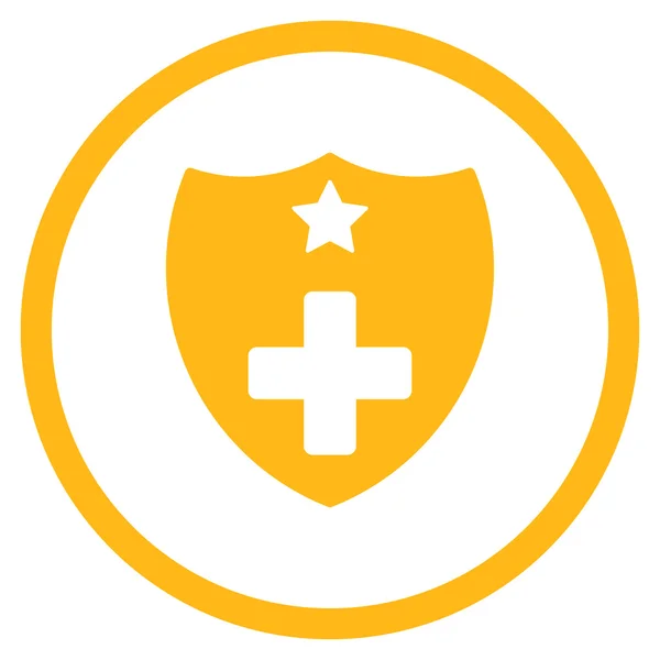 Medical Insurance Shield Rounded Icon