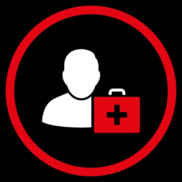 First Aid Gentleman Circled Icon