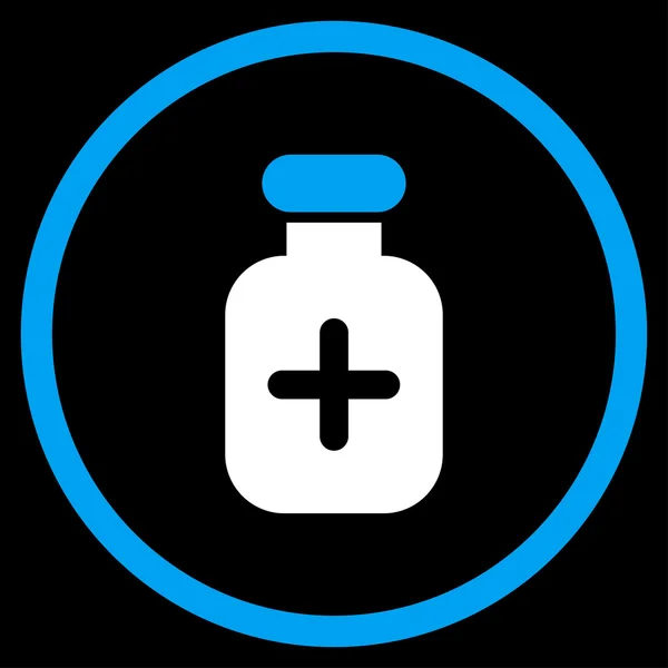 Medication Bottle Rounded Icon — Stock Photo, Image