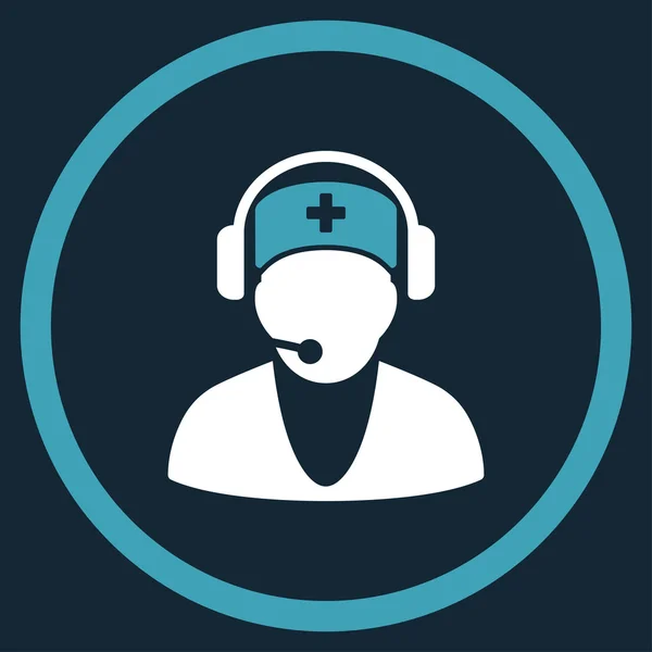 Hospital Receptionist Rounded Icon