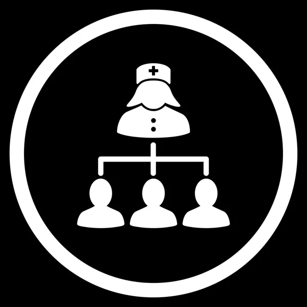 Nurse Patients Connections Rounded Icon
