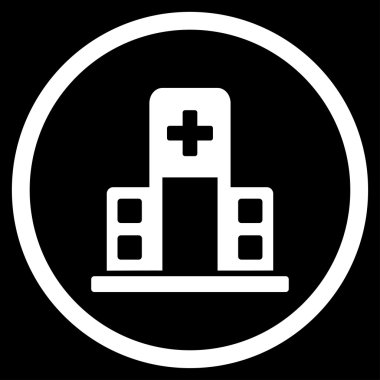Hastane Binası çember simge