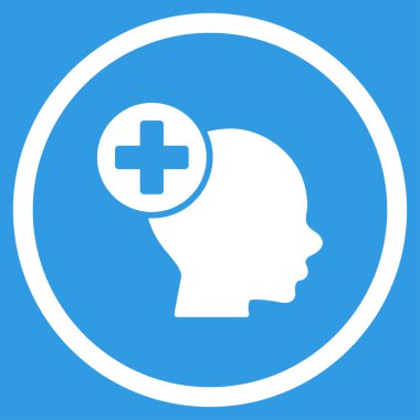 Kafa tedavi simgesini daire