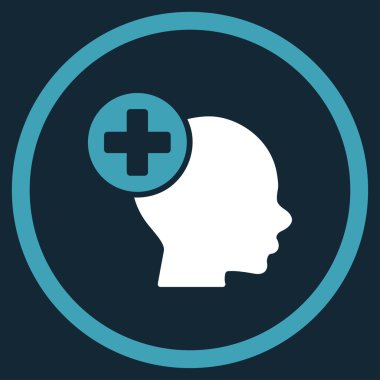 Kafa tedavi simgesini daire