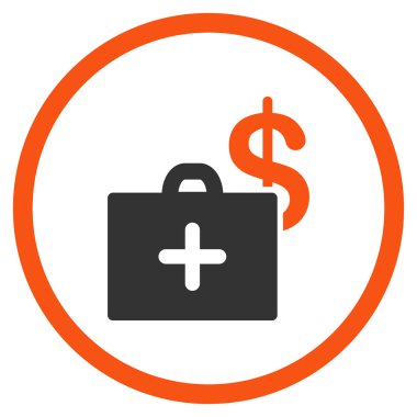 Sağlık fonu çember simge