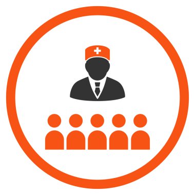 Tıbbi sınıf yuvarlak simgesi