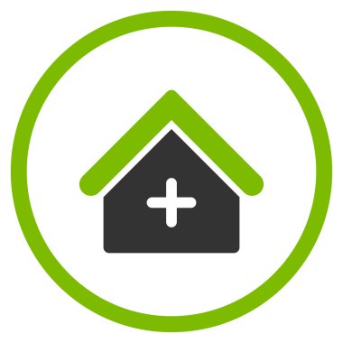 Hastane yuvarlak simge