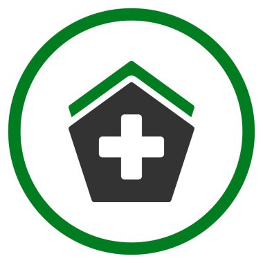 Hastane yuvarlak simge