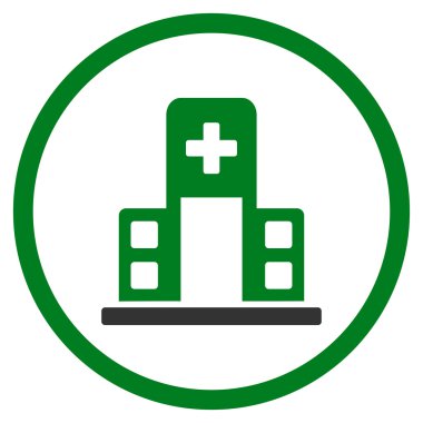 Hastane Binası simgesi yuvarlak