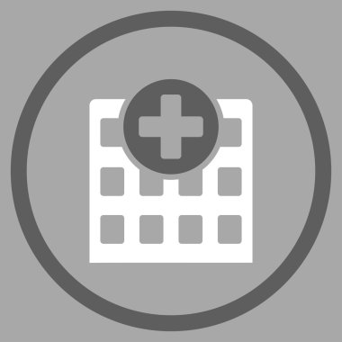 Hastane yuvarlak simge