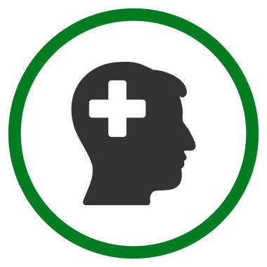 Artı baş yuvarlak simge