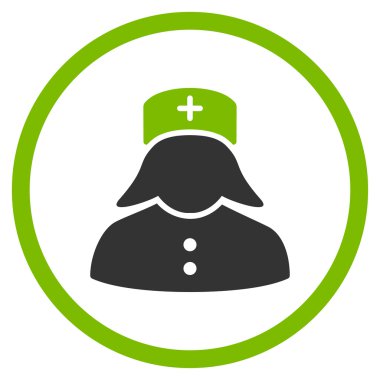 Hemşire çember simge