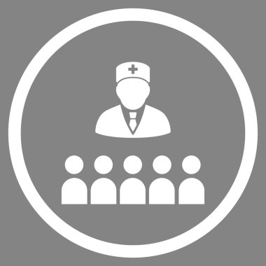 Tıbbi sınıf yuvarlak simgesi