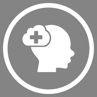 Tıbbi düşünüyorum simgesini daire